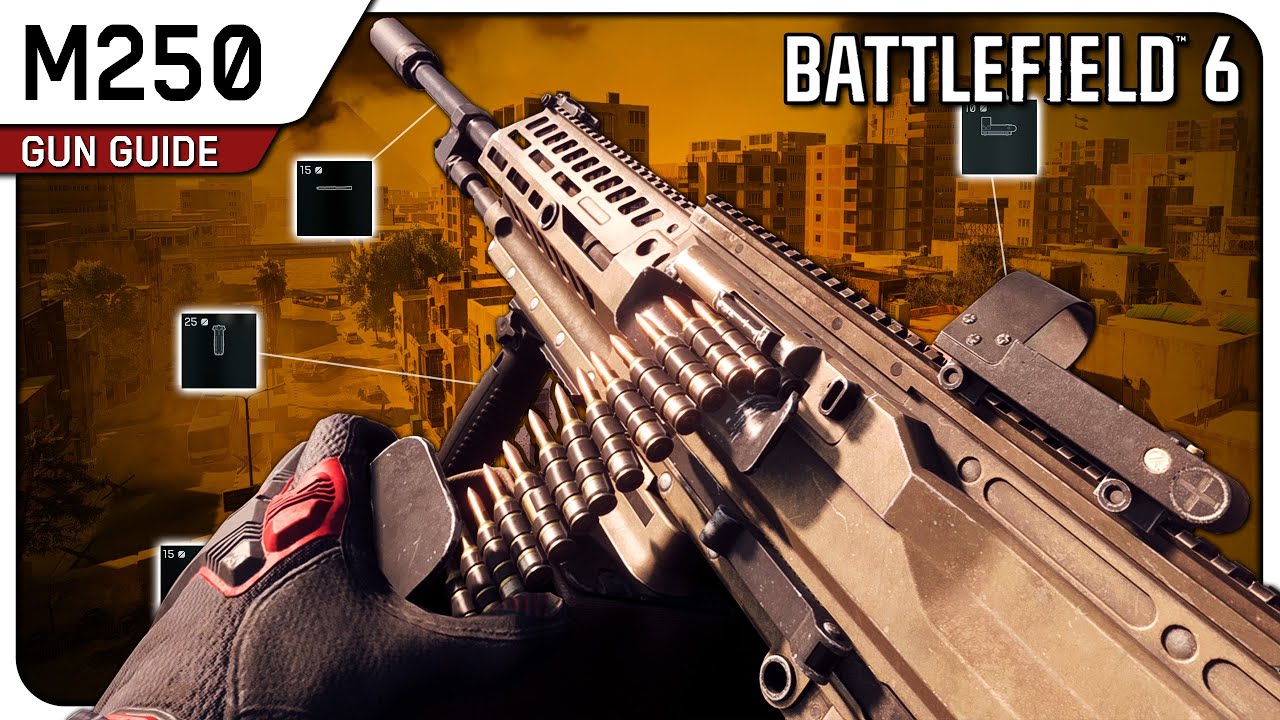 The M250 is Insanely Powerful at Long Range in Battlefield 6!