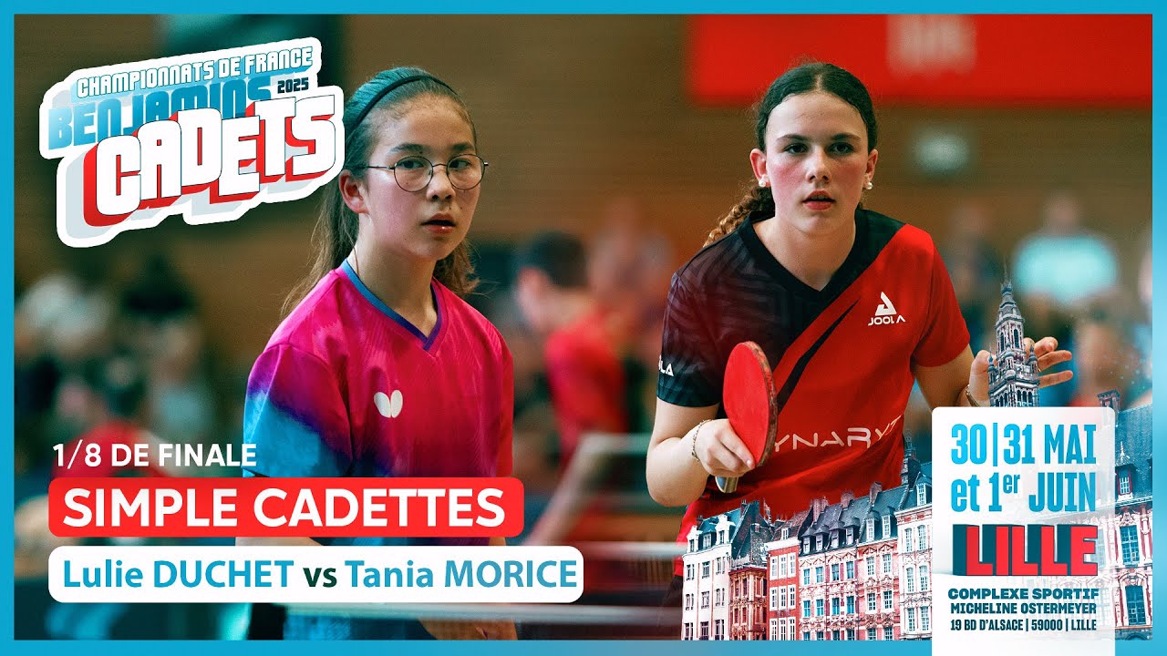 Tania MORICE vs Lulie DUCHET | 1/8 | FRANCES CADETTES 2025