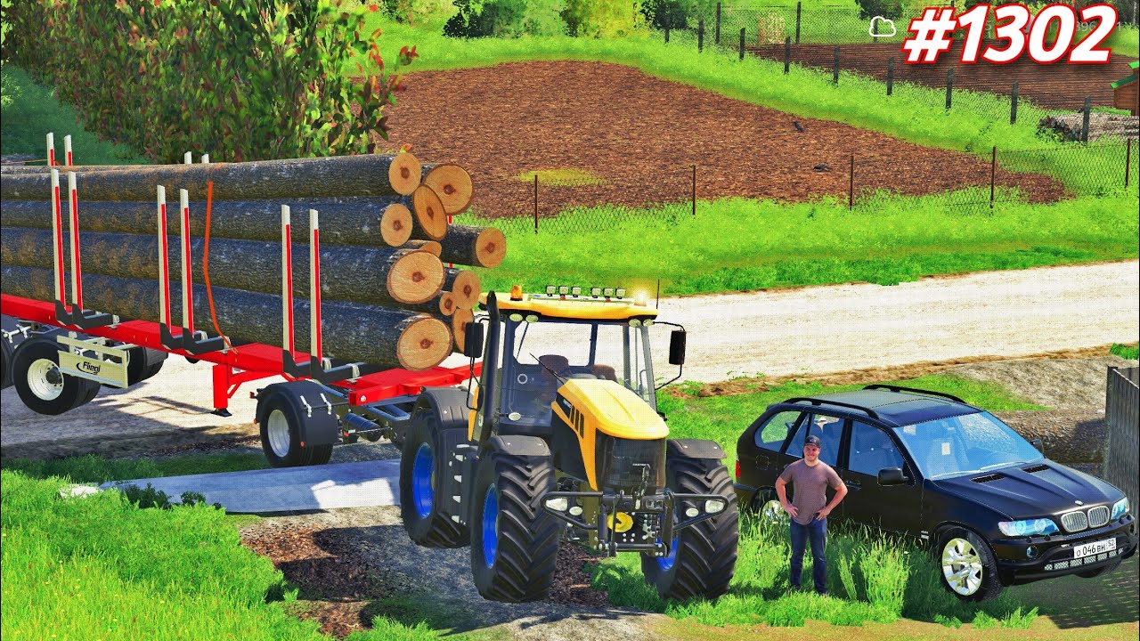 Roleplay pe Dumesti///AM ÎNCĂRCAT O REMORCĂ DE TIR CU LEMNE [1302]-Farming Simulator 19