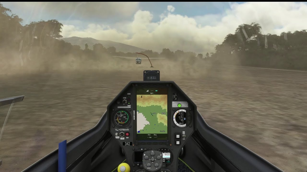 MSFS2020   Santiago ridge running in a glider