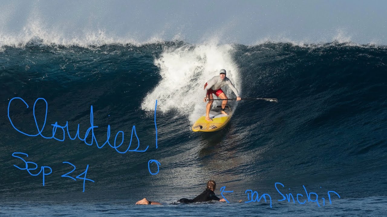 GoPro Grandpa: SUP Surfing Cloudies!! #fiji #surf #sixsenses #supsurfing
