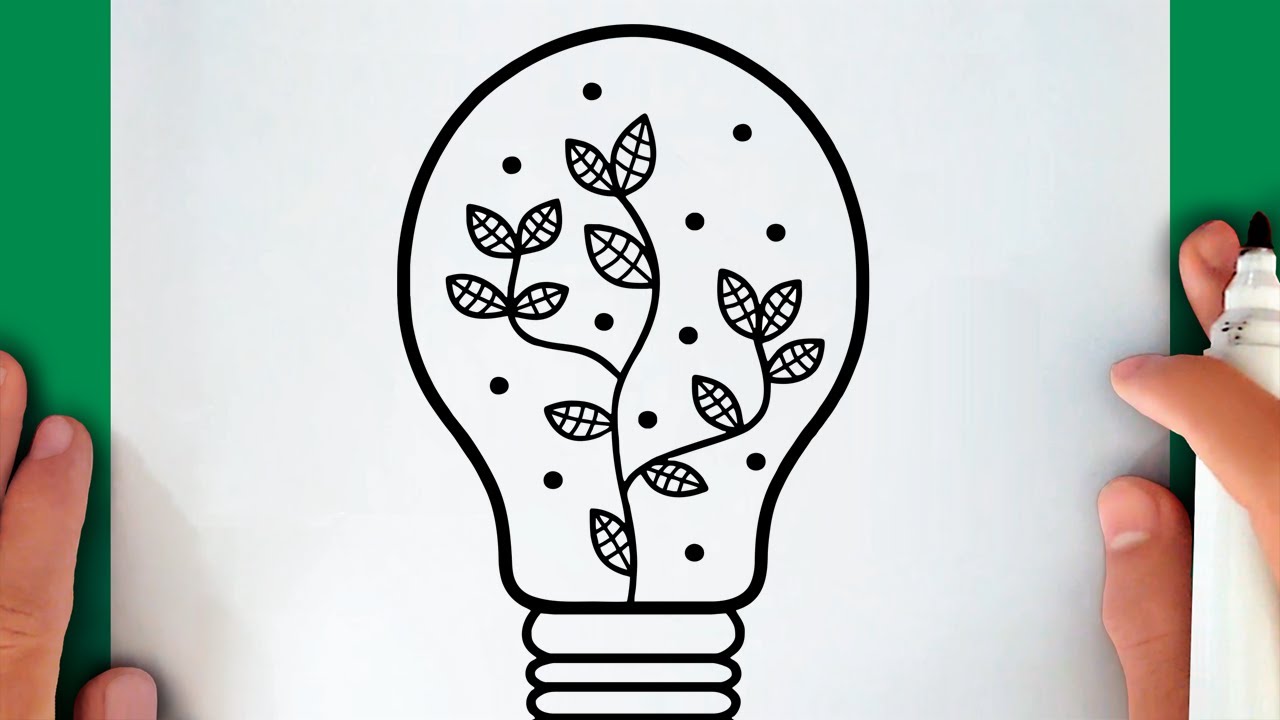 HOW TO DRAW A TUMBLR LIGHTBULB