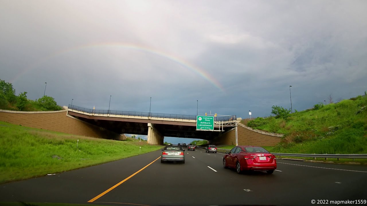 [Unedited] Post-Sun-Shower Drive from Leesburg, VA to Fair Lakes, VA via VA-7, VA-28, and I-66