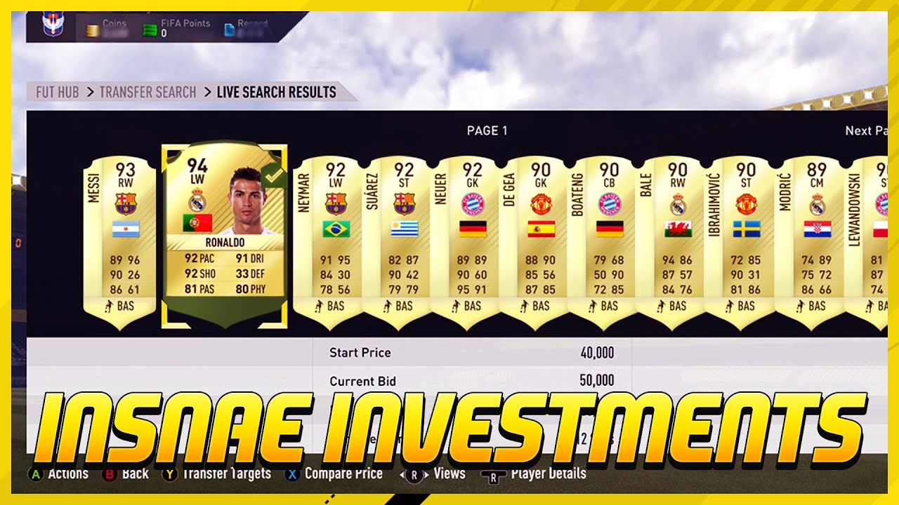 FIFA 17 - BEST PLAYERS TO INVEST IN - MAKE INSANE PROFIT