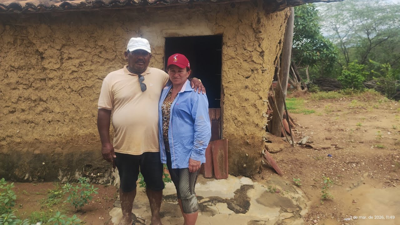 Visitando a casa de dona rizalva no sítio riacho.