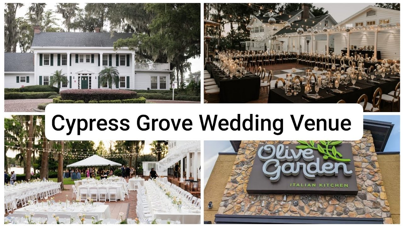 Cypress Grove wedding venue and trip to Olive Garden 