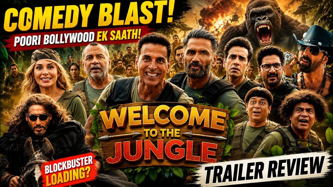 Welcome To The Jungle Trailer, Akshay Kumar, Suniel Shetty, Paresh Rawal, Rajpal Yadav, Welcome 3,