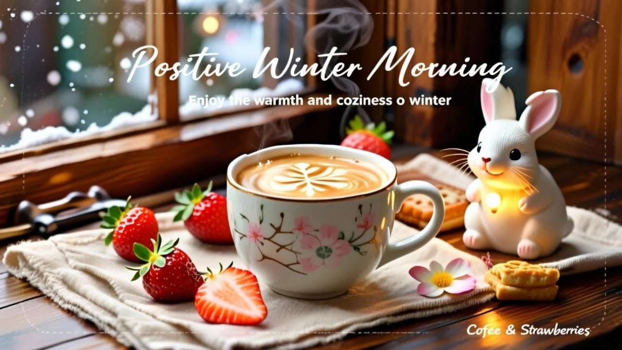 February Jazz ☕ Positive Winter Morning Café Jazz, Sweet Bossa Nova Piano Music for an Uplifting Day