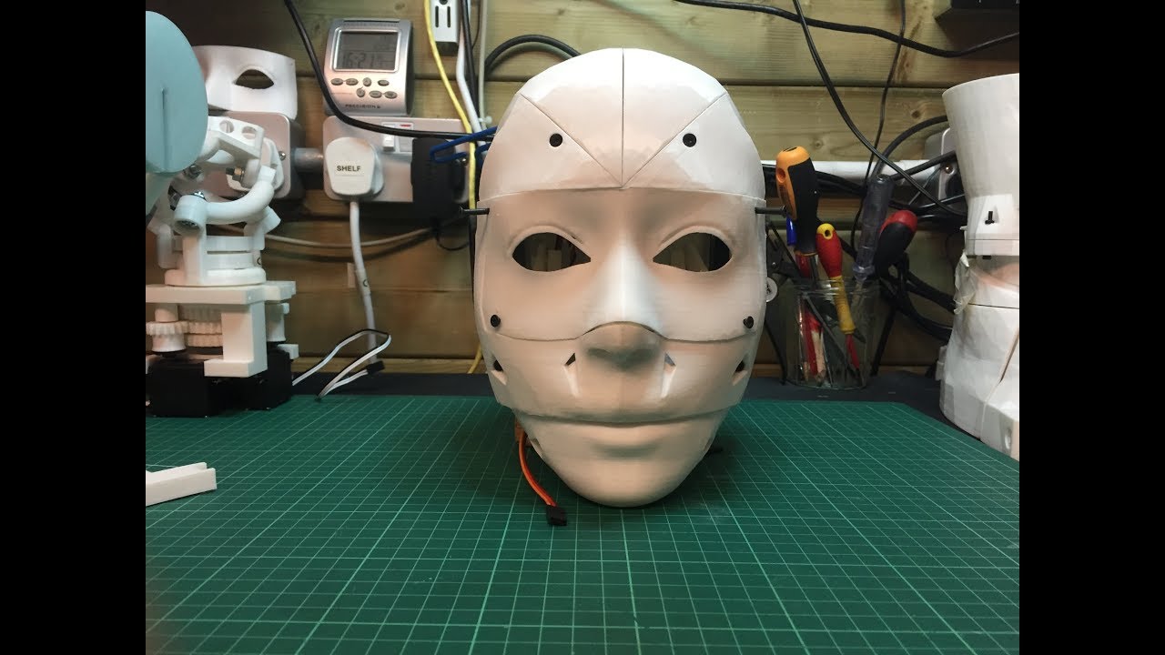 InMoov Build Part - 29 The Head