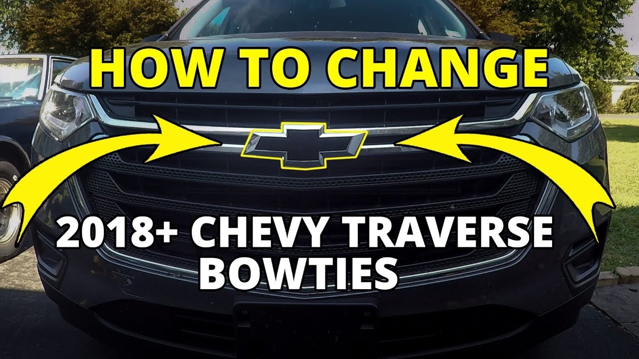 How to Install 2018 - 2020 Chevy Traverse Bowties - Front and Rear