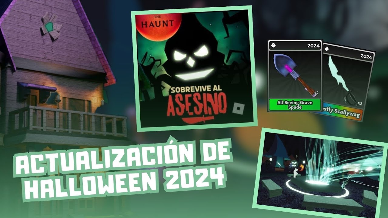 Nueva actualización de Halloween 2024 (ubicación de las tumbas 🪦) - Sobrevive al Asesino Roblox 🎃