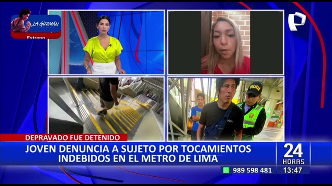 Joven denuncia tocamientos indebidos en el Metro de Lima