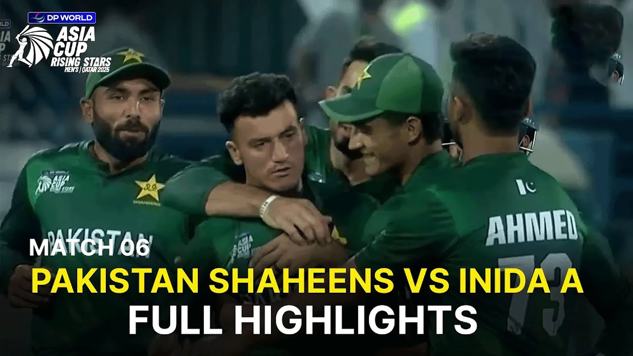 Full Highlights | India A vs Pakistan A | Match 06 | Asia Cup Rising Stars 2025 | ZH1K