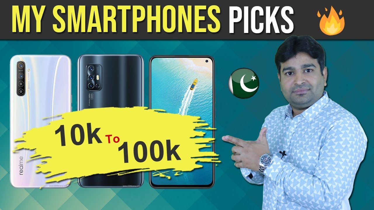 My Best Smartphone Picks -10k to 100k in Pakistani Markets