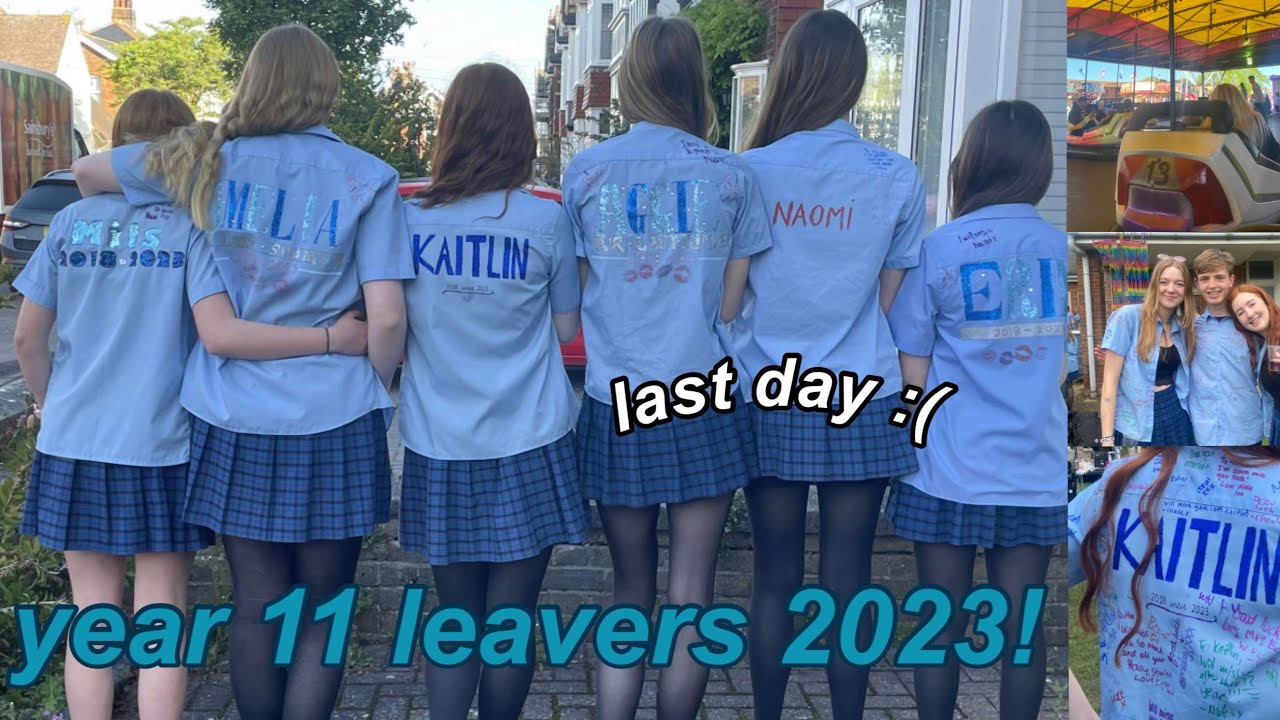 year 11 leavers day vlog 2023! last day of school! uk!