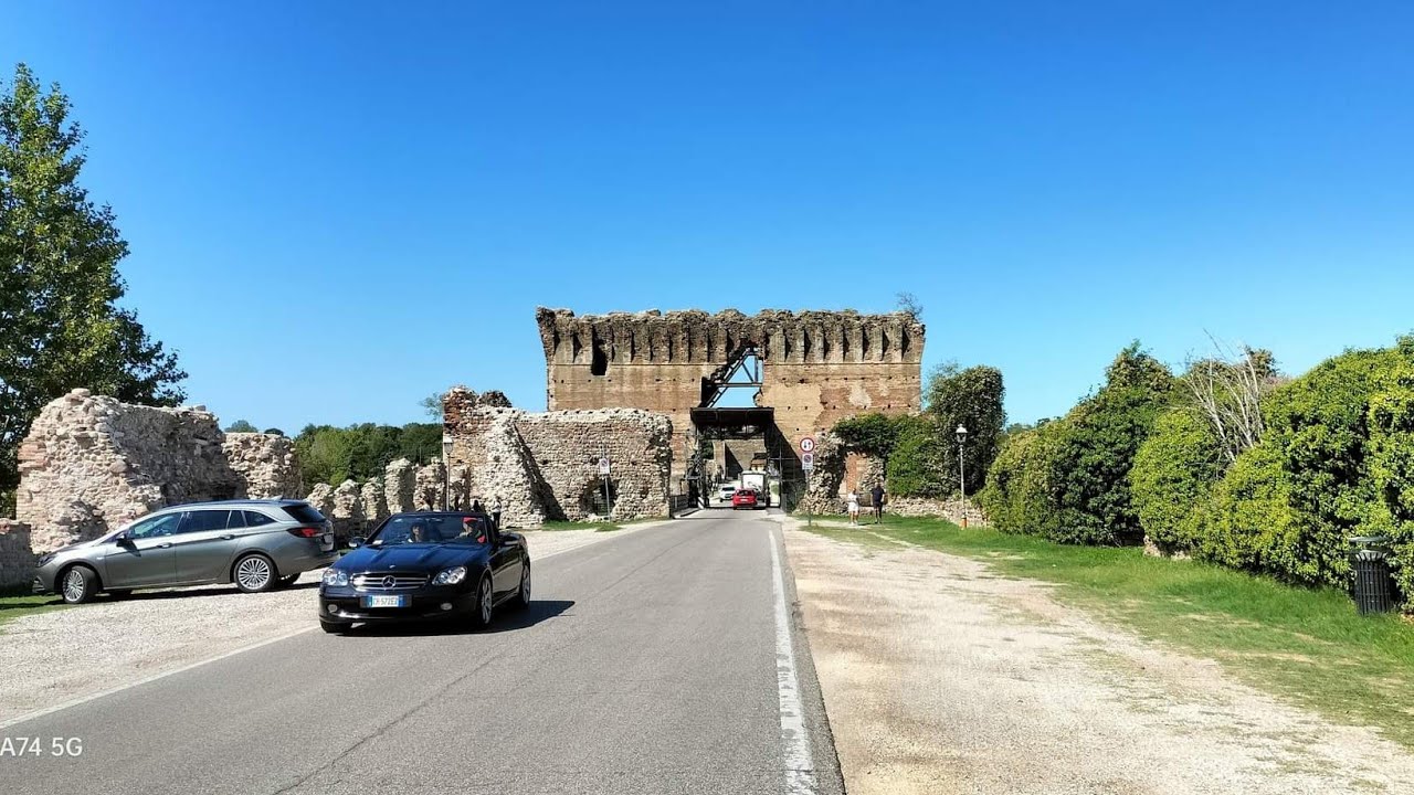 aire camping-car de monzambano,visite de sirmione,lac de garde😍😍#camping-car#italie#moto