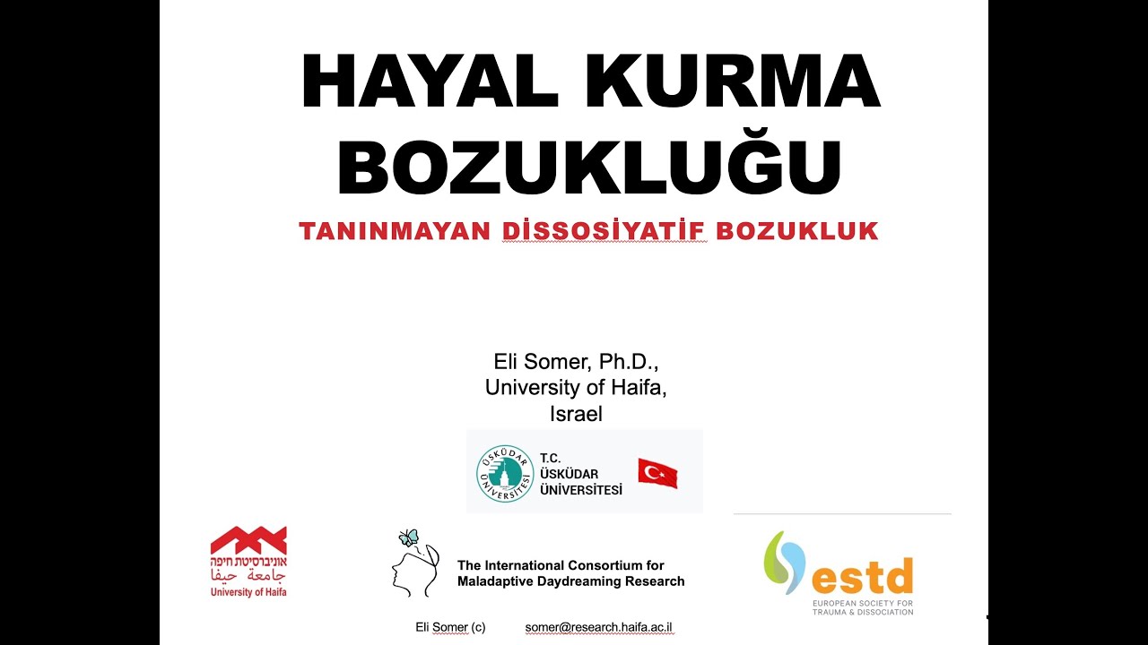 Hayal kurma bozukluğu: Tanınmayan Dissosiyatif bozukluk
