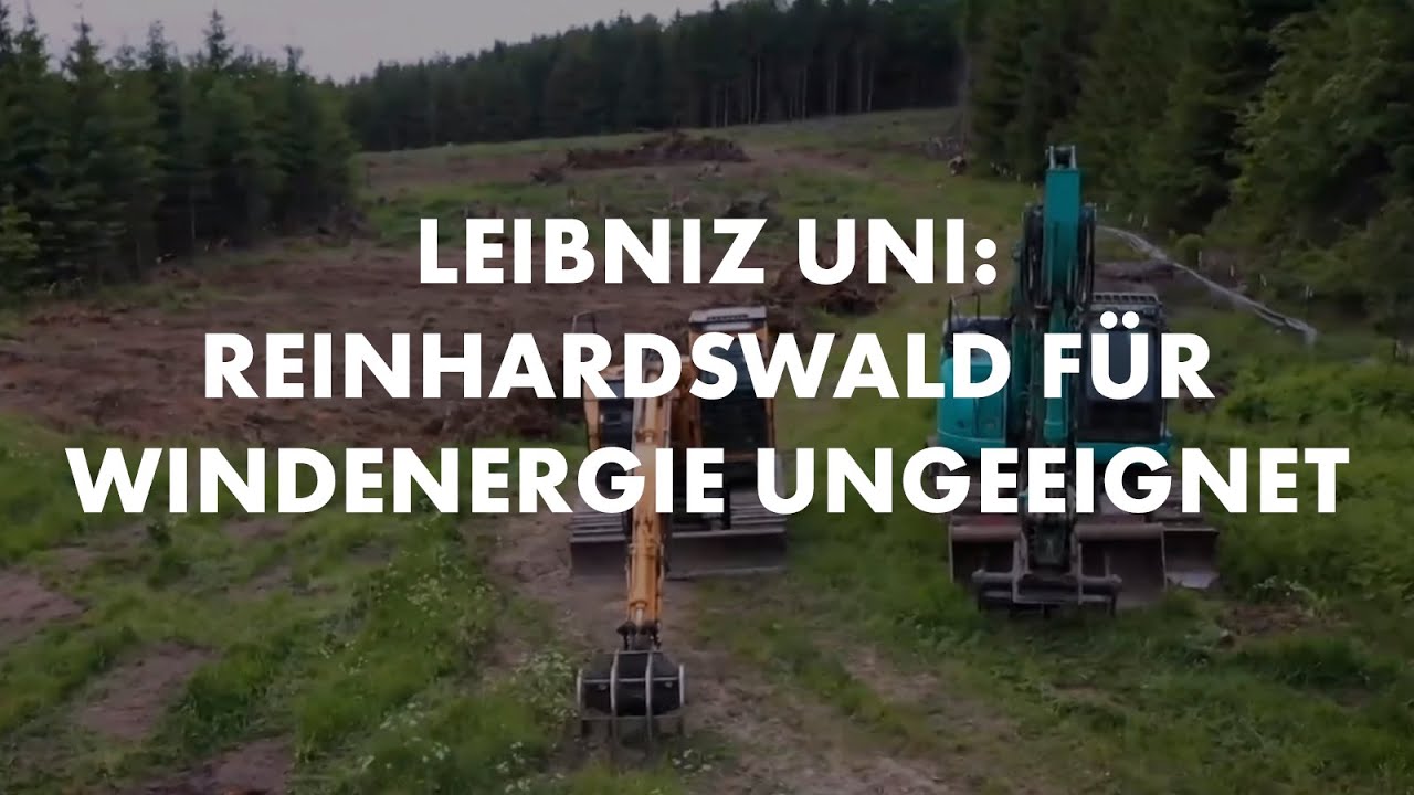 LEIBNIZ UNI: REINHARDSWALD F&Uuml;R WINDENERGIE UNGEEIGNET ❌