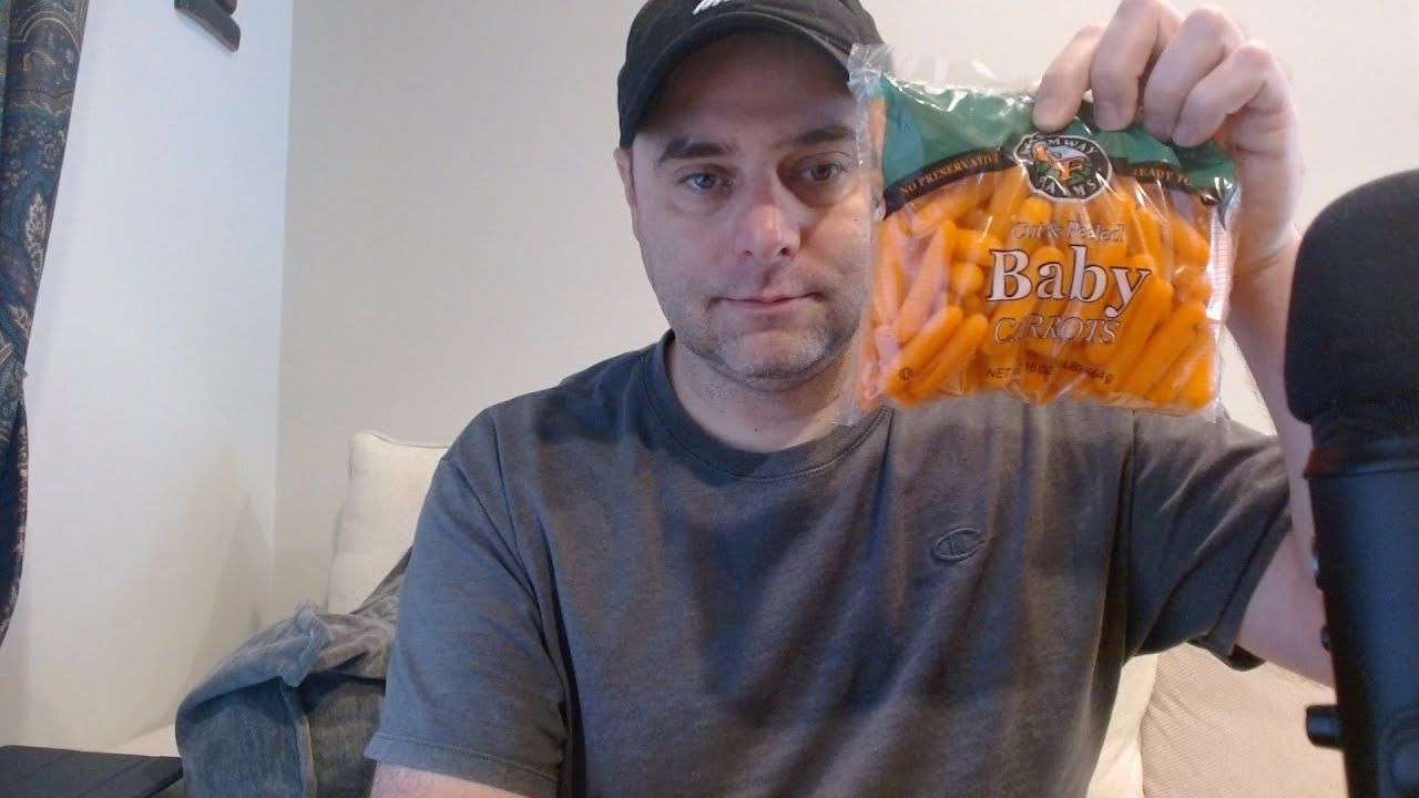ASMR Eating Carrots and Movies Ramble