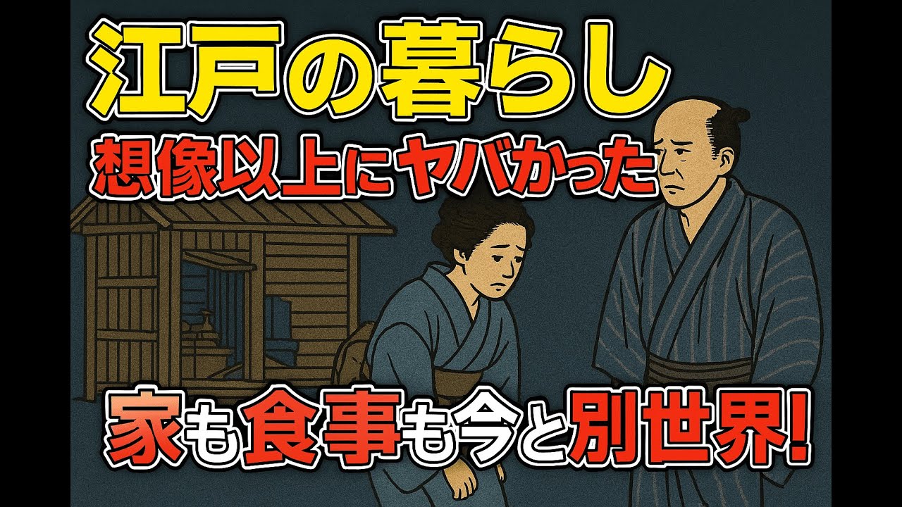 江戸庶民のリアルな暮らし〜衣食住編〜