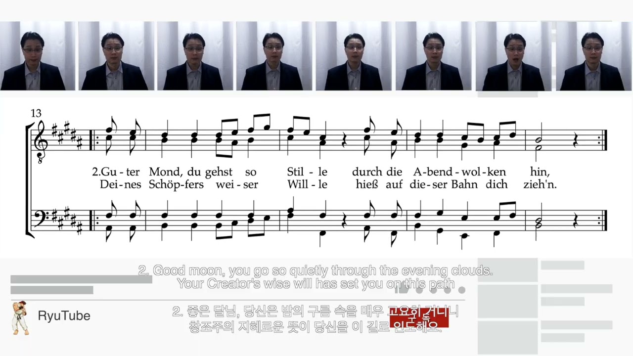Guter Mond, du gehst so stille (Comedian Harmonists)