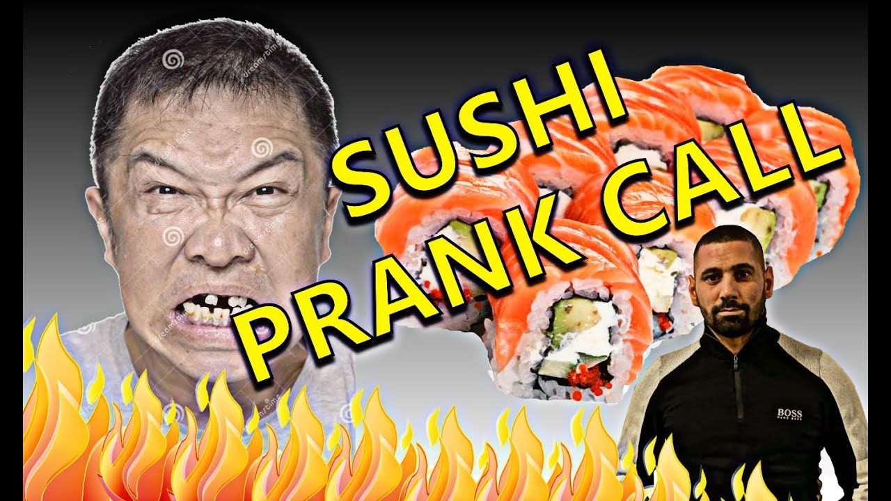 Busringning till sushi - Prank