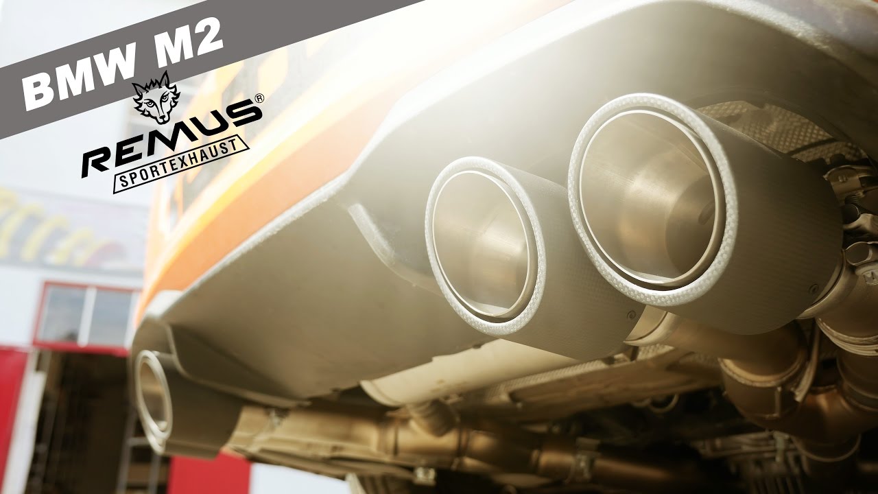 BMW M2 F87 with Remus Exhaust - Einbau & Sound vs Serie