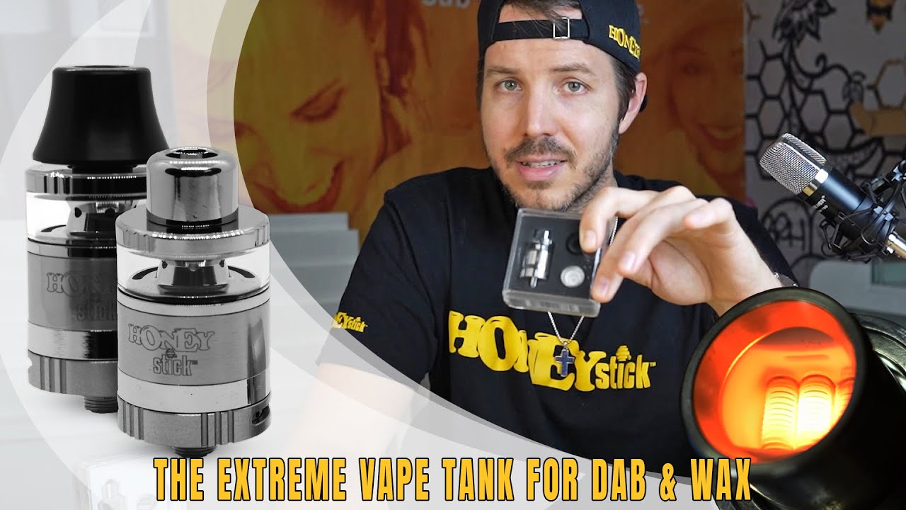 HoneyStick Extreme Vape Cartridge for Dab Concentrates | Wax Atomizer Paired w/ Sub-Ohm MOD Battery