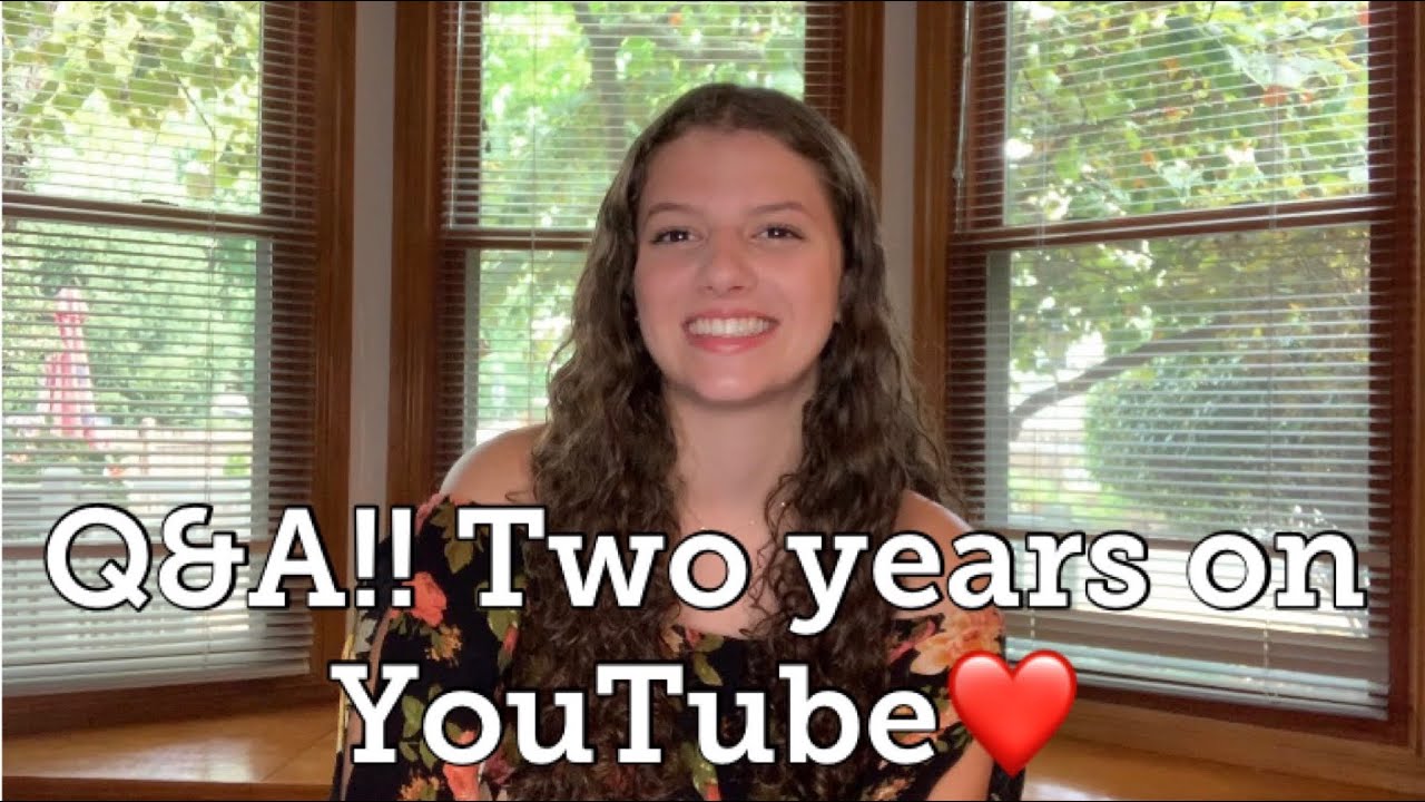 Q&A (With CC*)!! For two years on YouTube!