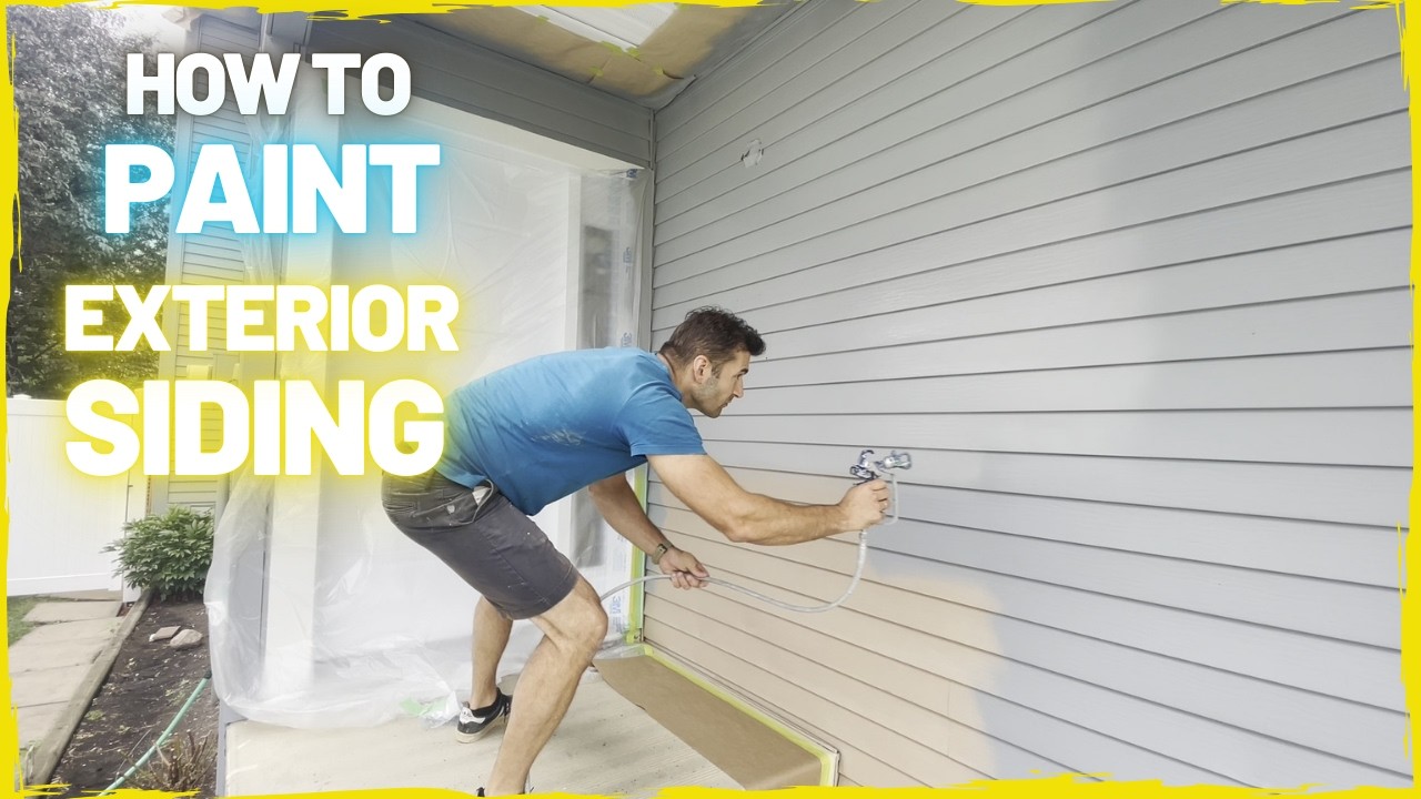 How To Paint Exterior Siding