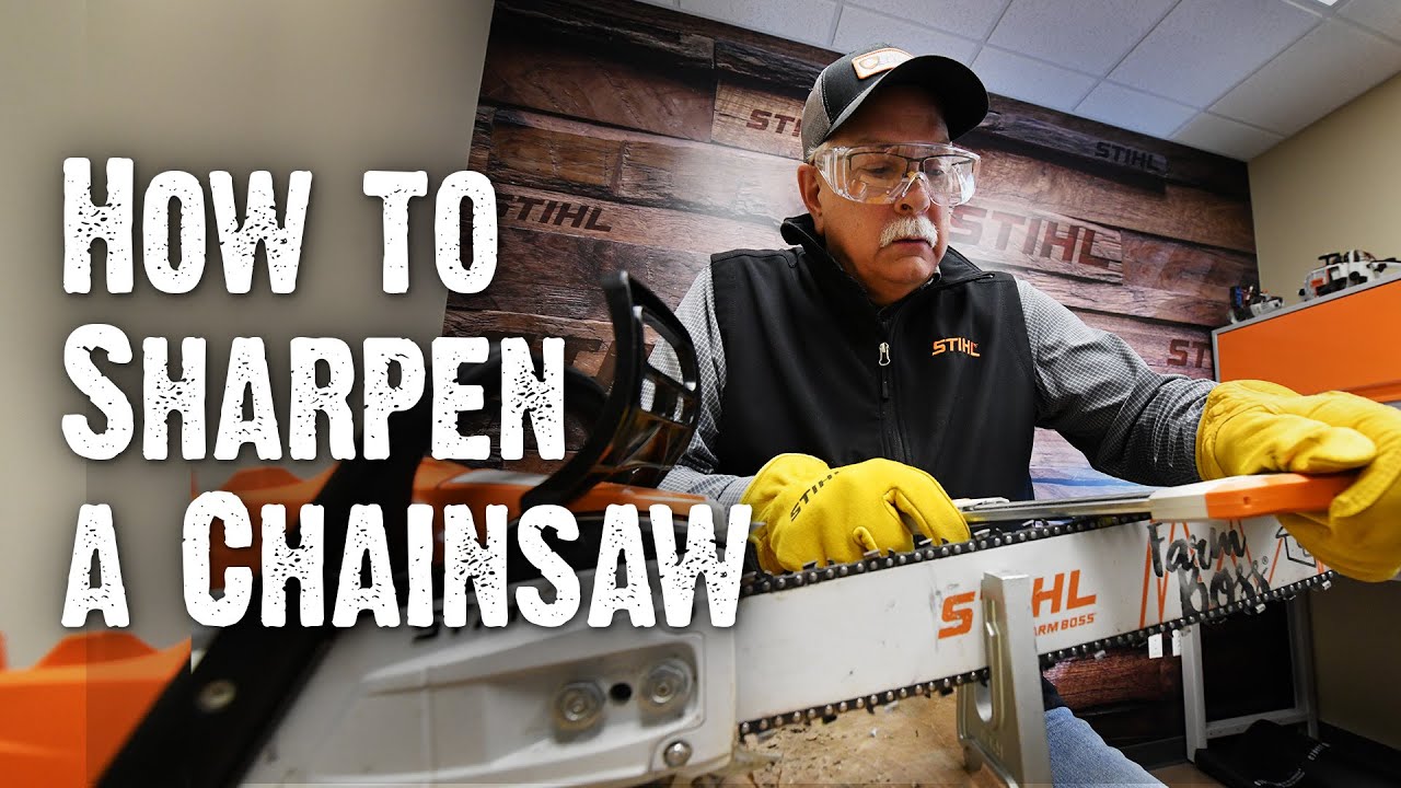 How to Sharpen a Chainsaw Chain the Right Way