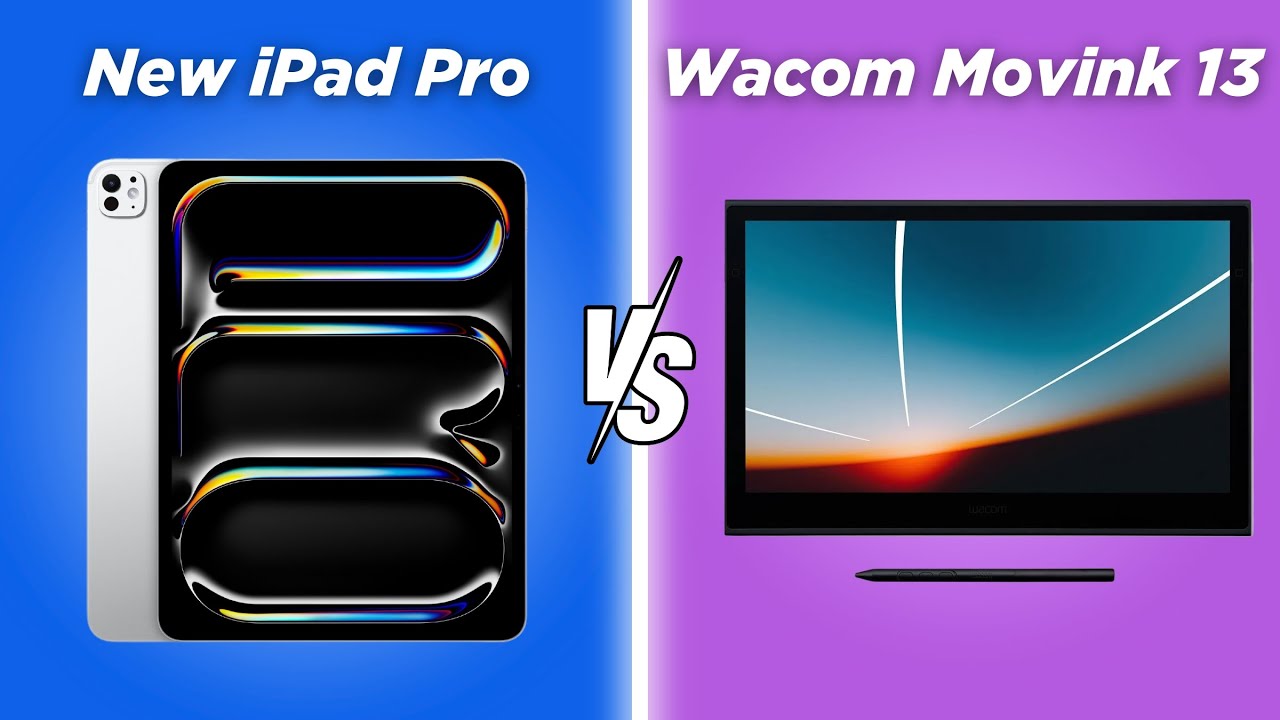 New iPad Pro vs Wacom Movink 13! 🎨✨ | iPad Pro and Wacom Movink 13 Comparison 