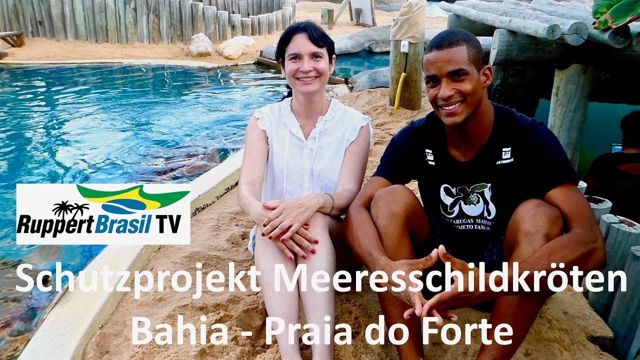 RuppertBrasil TV - Schutzprojekt Meeresschildkröten Praia do Forte