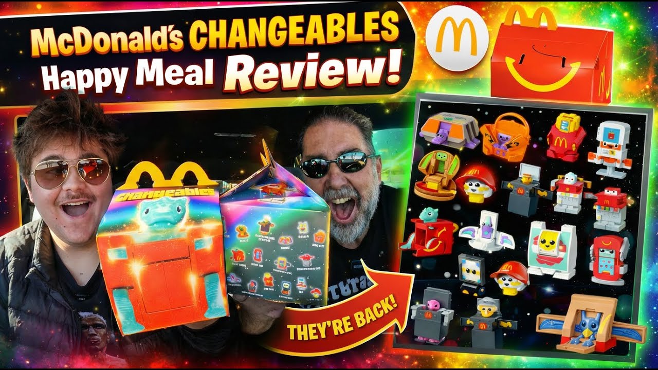 Распаковка набора Happy Meal Changeables от McDonald's | Ностальгия по 80-м/90-м