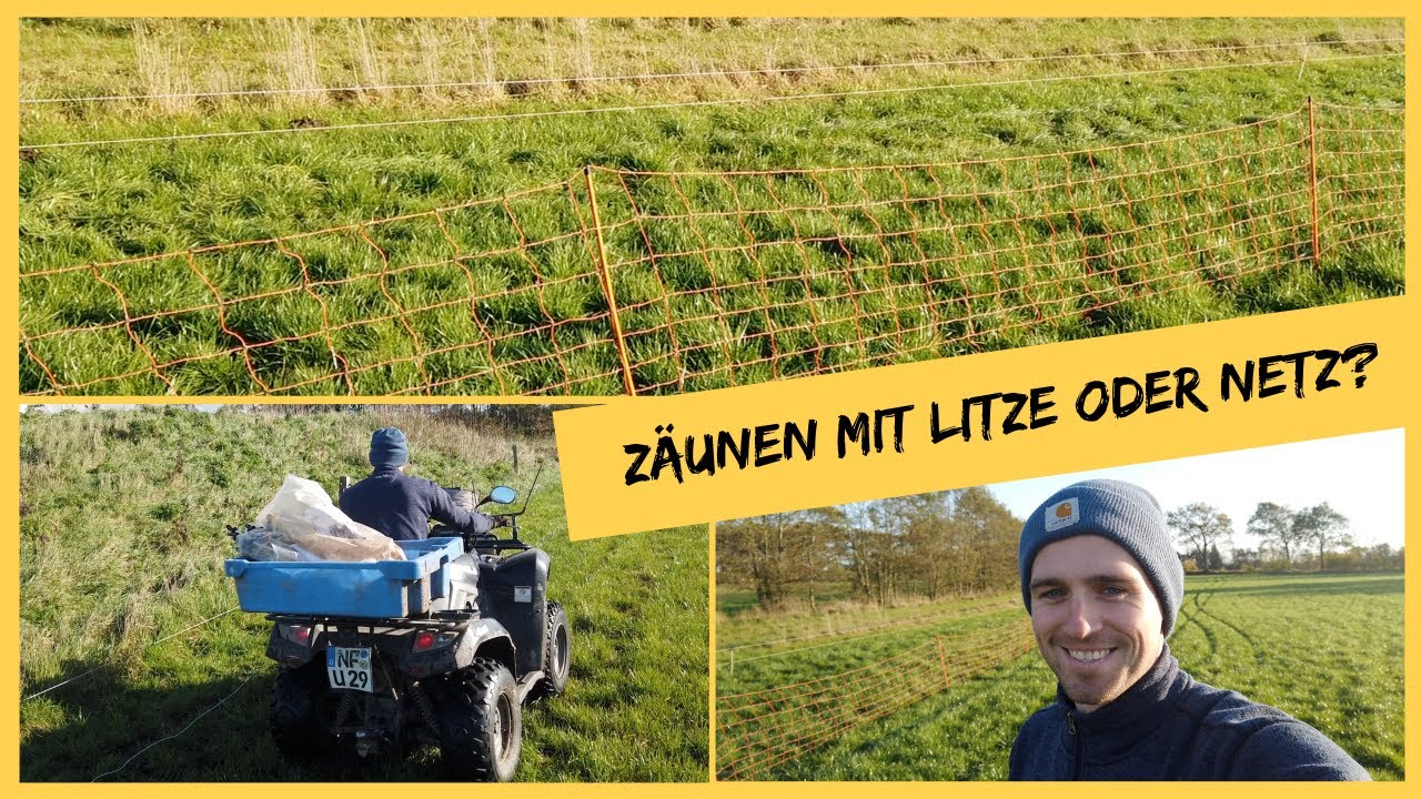 Z&auml;unen mit Litze oder Netz? Vor- und Nachteile der Systeme | DEICHINFO #5
