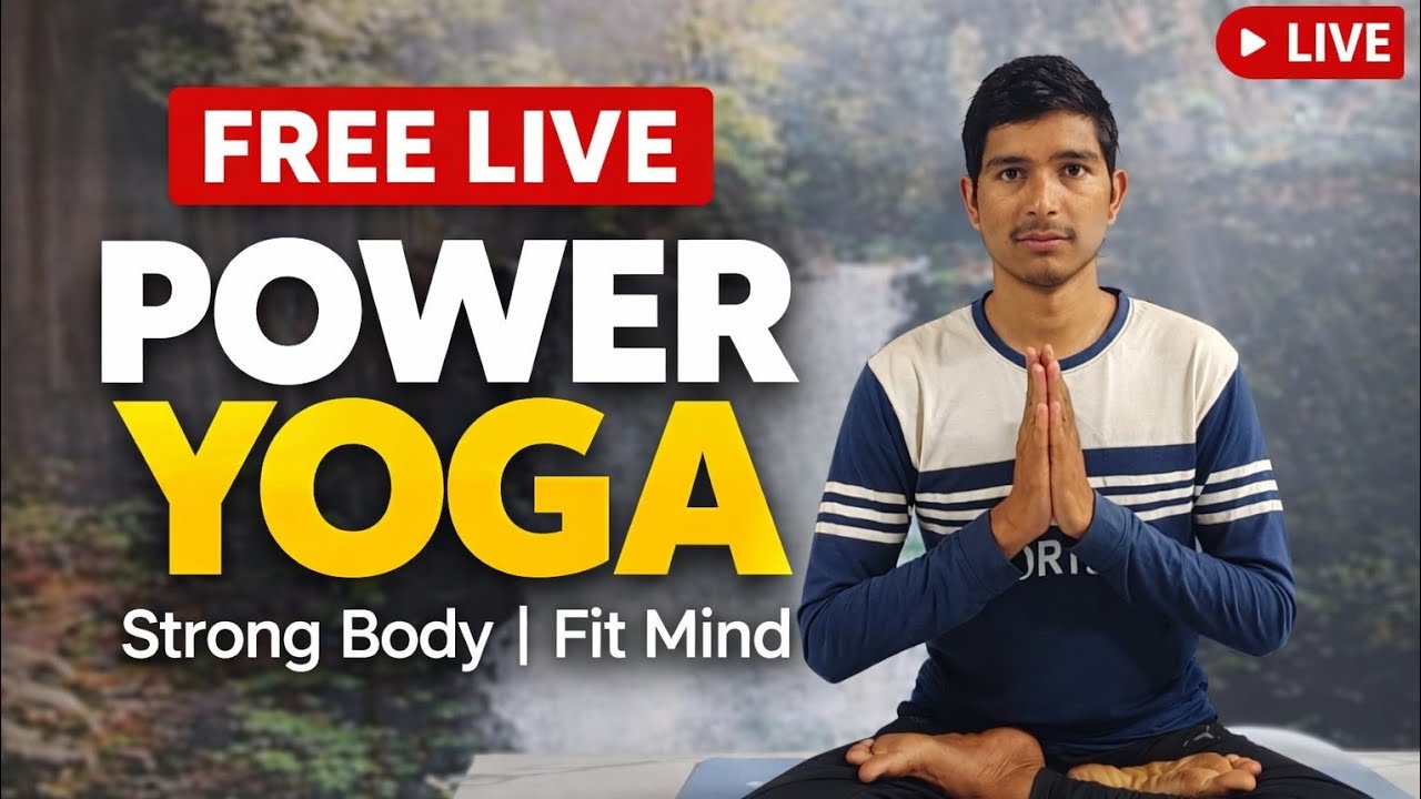 FREE LIVE POWER YOGAStrong Body | Fit Mind  Bhupendra Yoga & Wellness