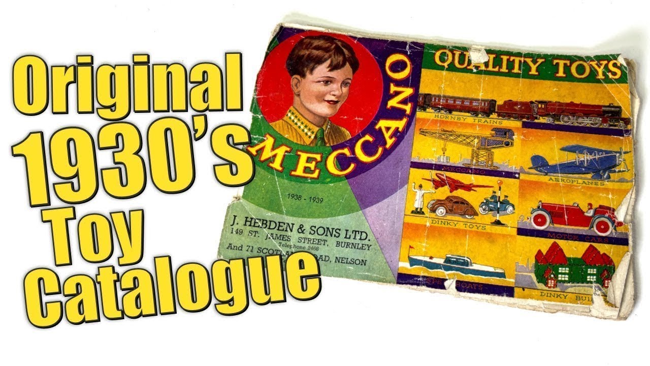 Amazing Hornby, Meccano & Dinky Toys in this 1930's catalogue