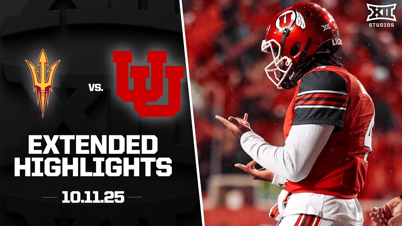 #21 Arizona State vs. Utah Extended Highlights | 2025 Big 12 Football