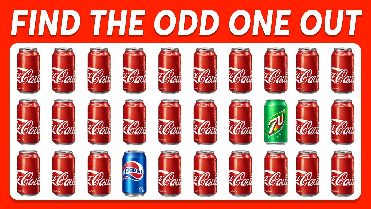 Find the ODD One Out - Food Edition 🍔🍟🍦 | Easy, Medium, Hard, Impossible