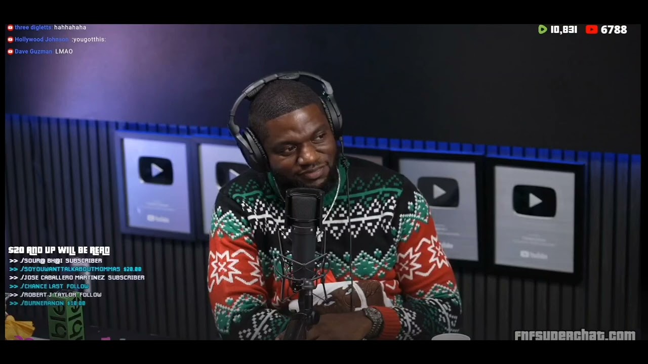 Hilarious Caller calls in on the The Fresh and Fit Podcast and goes in on Fresh about his looks