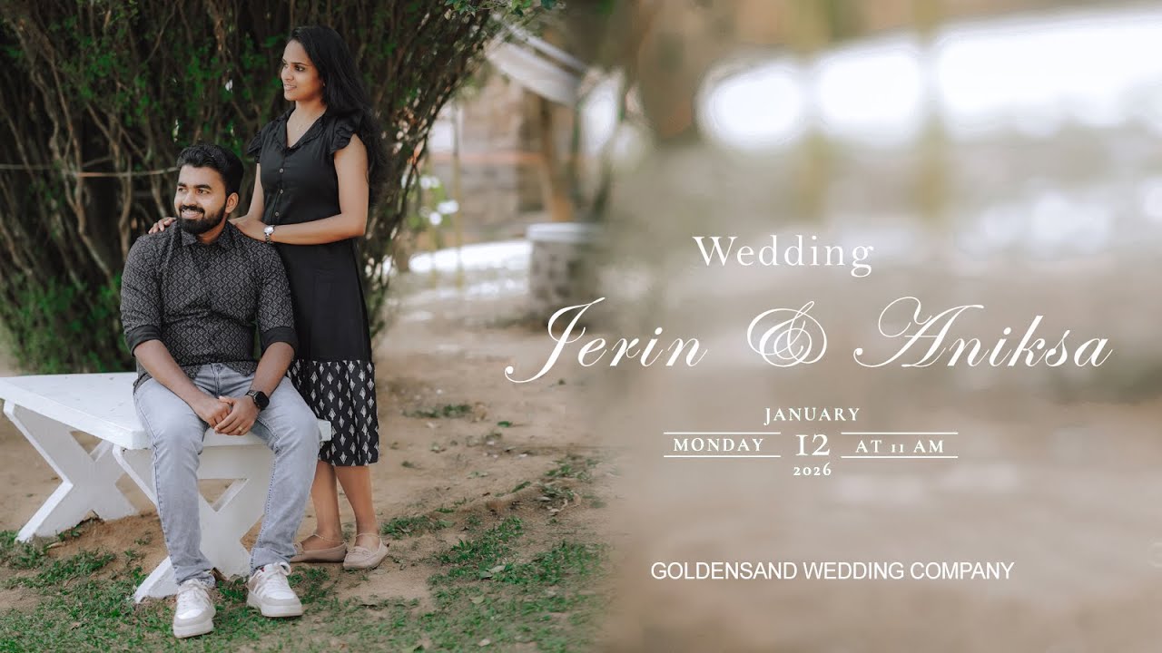 JERIN & ANIKSA | WEDDING LIVE | 12 JAN 2026 | 11:00 A M | GOLDENSAND WEDDING COMPANY