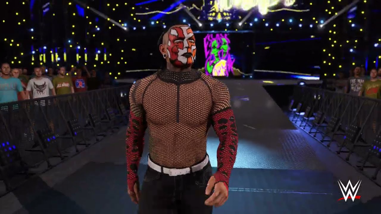 WWE 2K22 Jeff Hardy vs Seth Rollins RAW 4K