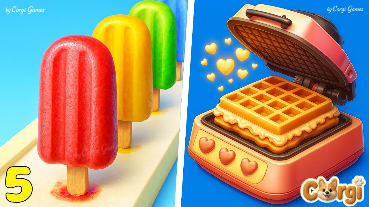 Popsicle Stack VS The Cook - Satisfying Gameplay Walkthrough EP5 - New Game!