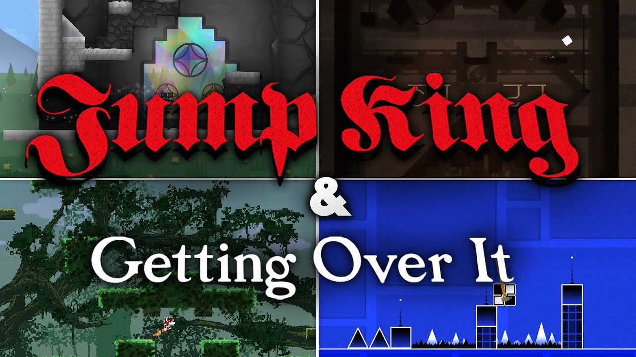 Every Rated Jump King & Getting Over It Platformer Level in Geometry Dash! (SHOWCASE)