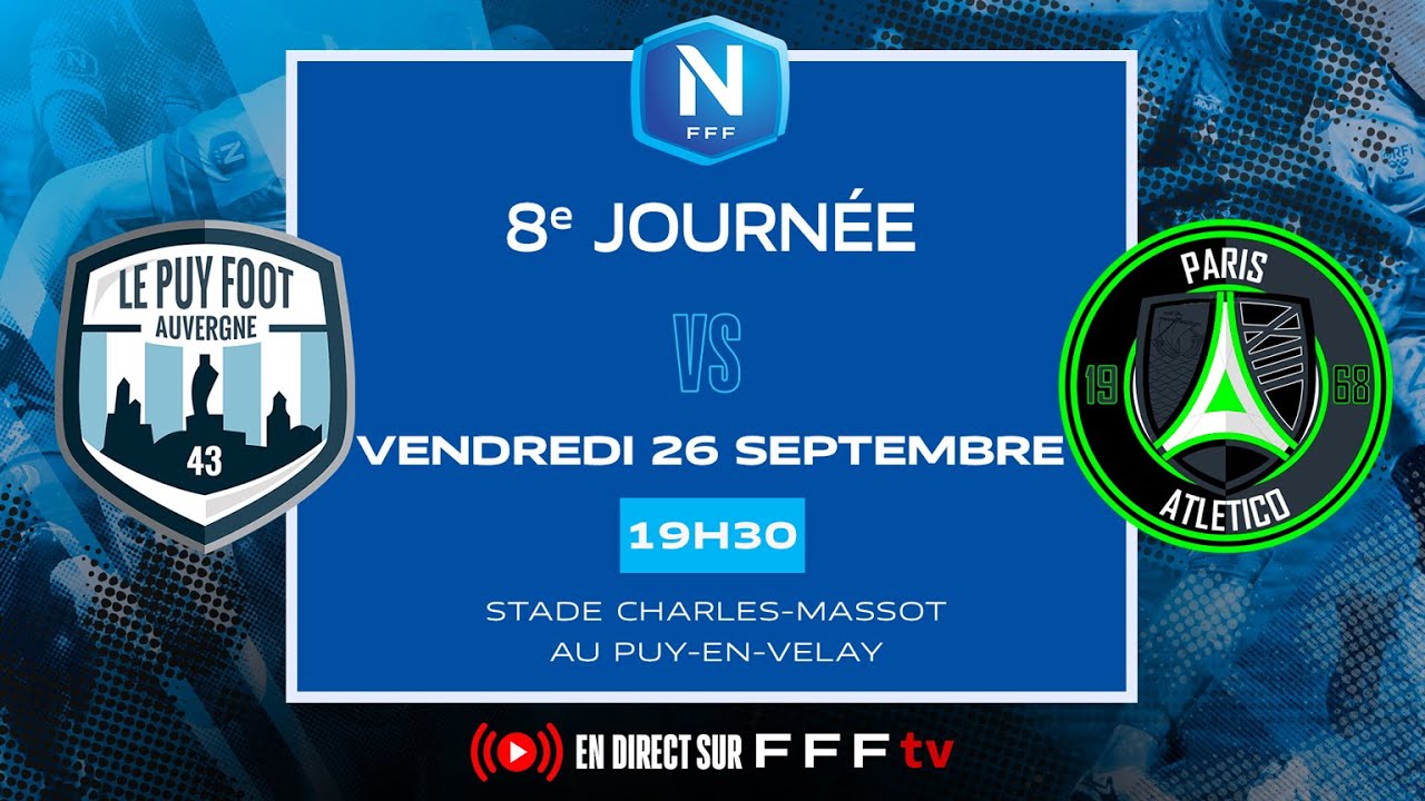 J8 I Le Puy Foot 43 vs Paris 13 Atl&eacute;tico en replay I National FFF 2025-2026