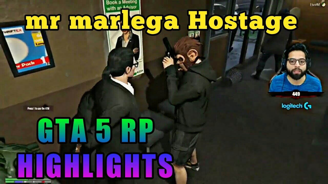 Tillu ne Mr.marlega ko Hostage 😂 GTA 5 RP FUNNY HIGHLIGHTS FT Rakazone Gaming & @QAYZERGAMING