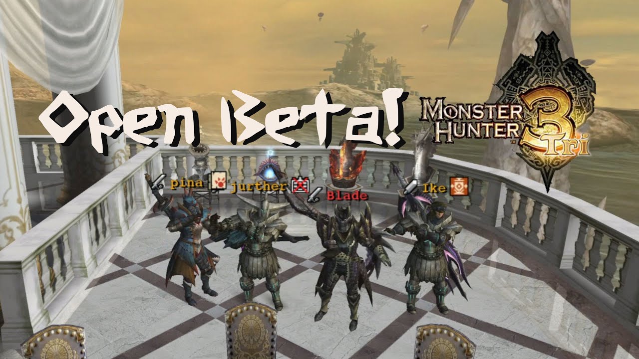 You Can Now Play MH3 Online!!! | Open Beta | Monster Hunter Tri