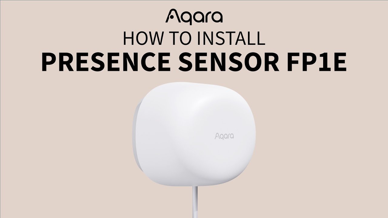 How to install Aqara Presence Sensor FP1E?