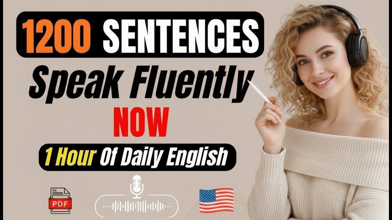 1,200 Daily English Sentences for Instant Confidence   Shadowing Practice for Fluency
