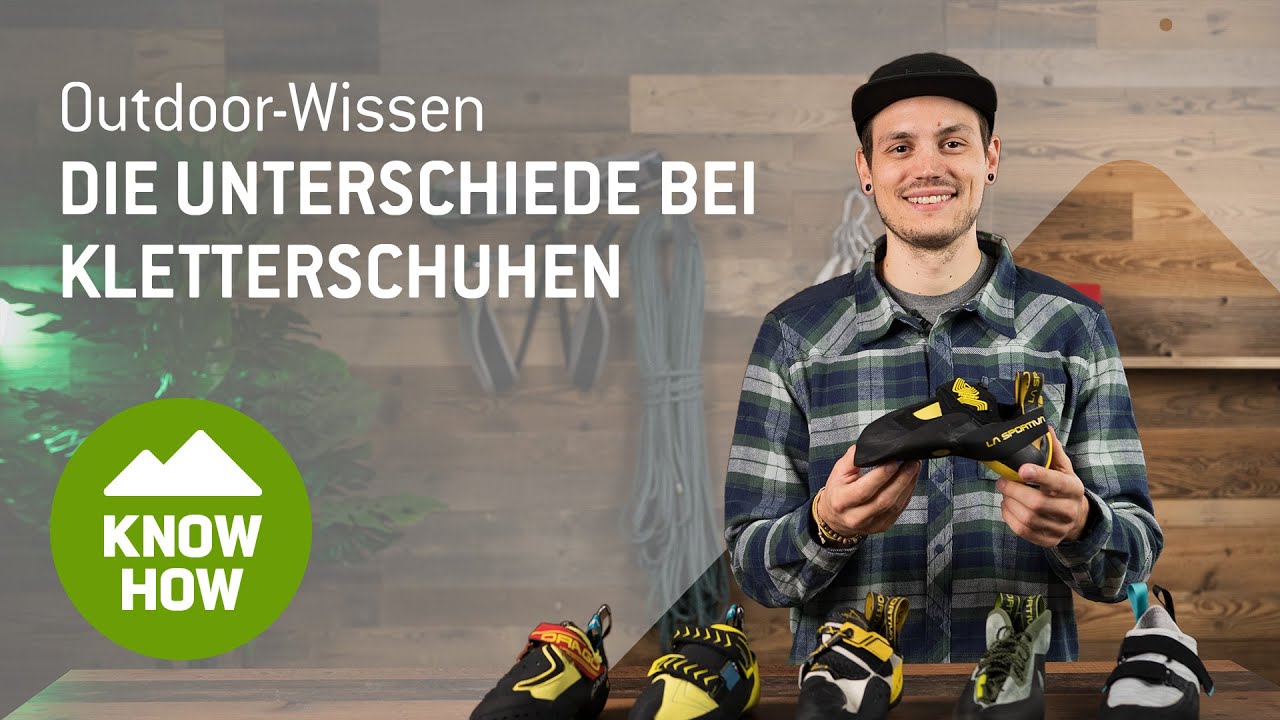 Outdoor-Wissen: Kletterschuhtypen erklärt